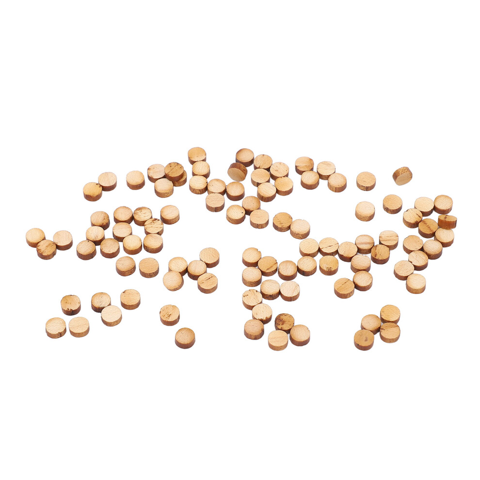 100Pcs Guitar Fretboard Dots Maple Wood Round Inlay Fingerboard Dot Markers For Mandolin Ukulele 5Mm 7671314231836