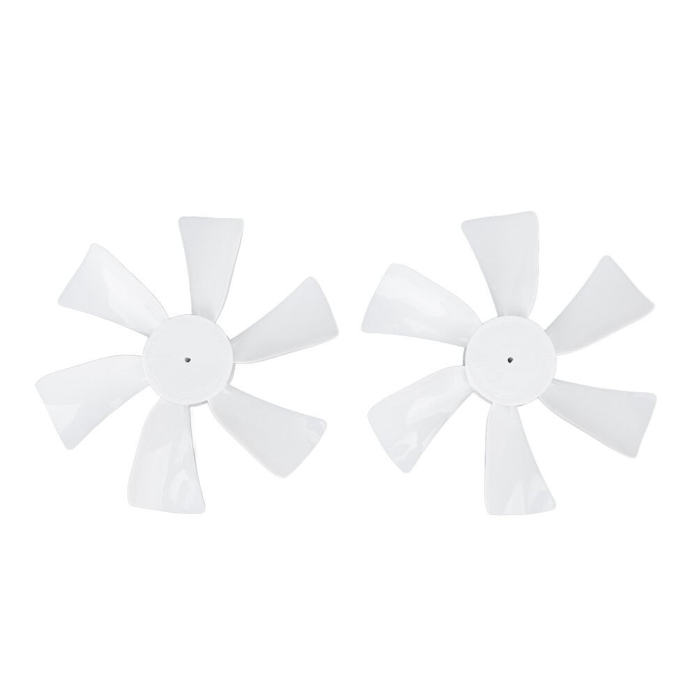 2Pcs 6 Inch Rv Vent Fan Blade High Efficiency Rv Bathroom Roof Vent Fan Blade For Heng's White 9431314236648