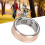 BT5.1 Smart Ring 18mAh IP68 Schwarz 75g Tracker 1