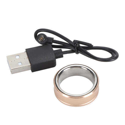 BT5.1 Smart Ring 18mAh IP68 Schwarz 75g Tracker 1