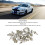 Felgen-Rivetenmutter 25 Stück ABS-Silber für Rivets 5