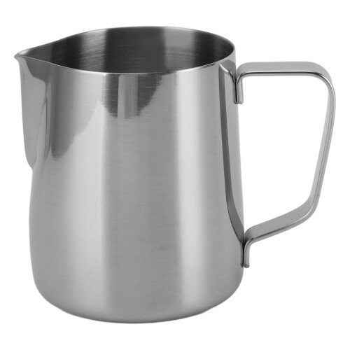 350 ml Edelstahl-Milchaufschäumer-Kännchen Silber 2
