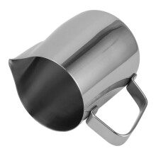 350 ml Edelstahl-Milchaufschäumer-Kännchen Silber