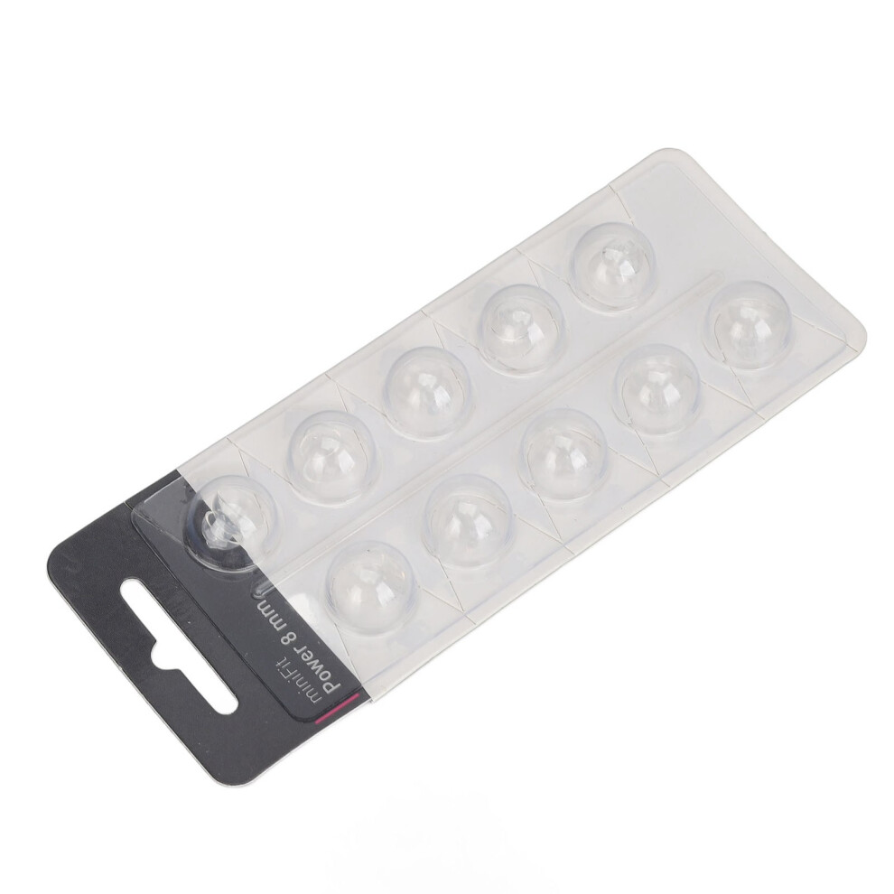 10PCS Hearing Ear Tips Higher Transparency Dual Layer Closed Comfortable Anti Static Sound Aid Domes 8mm