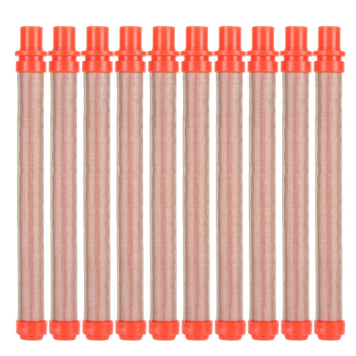 10 Stück Airless-Spritzpistolenfilter 200 Maschen Rot 2