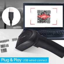 1D kabelloser Bluetooth-Barcode-Scanner - Handheld CCD USB