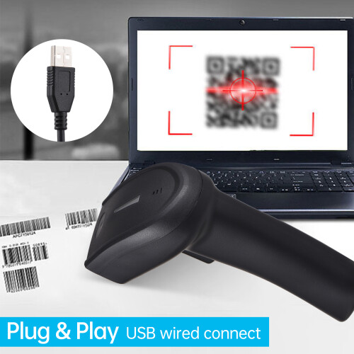 1D kabelloser Bluetooth-Barcode-Scanner - Handheld CCD USB