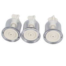 Nipple Suction Cups Clear Vacuum Manual Adjustable for Mother Women Breastfeeding XL