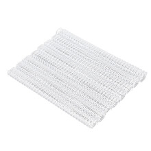 100 Stück Weiße 34-Zähne Drahtbindungsschenkel 15 mm für A4