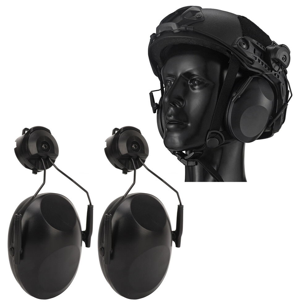 1 Pair Helmet Attachable Ear Muff Noise Canceling Soft Comfortable Ear Protection Sound Blocking Ear Muff For Industry Factory 5081314248338