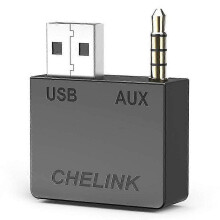 CHELINK for Hyundai Kia Wireless Music Bluetooth Receiver Car Stereo 3.5mm Aux USB Adapter