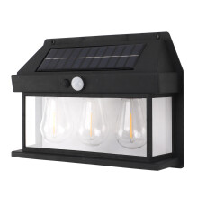 Solar-Wandleuchte 1800 mAh warmweiß 24 x 17 x 6 cm