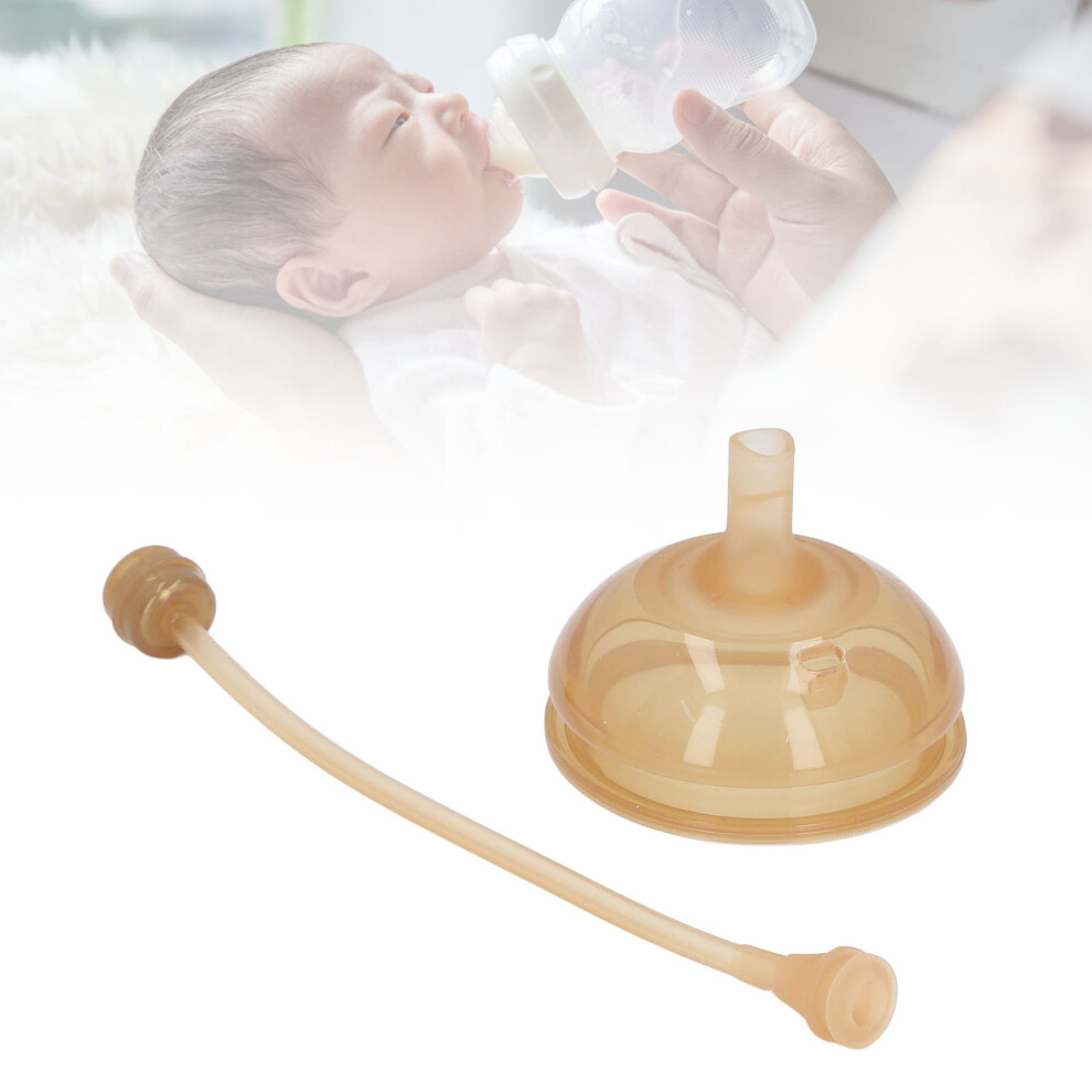 Weighted Straw Silicone Nipple Replacement Accessory Anti Choking Anti Flatulence Wide Neck Soft Spout Straw Nipple Straight Drinking Mouth