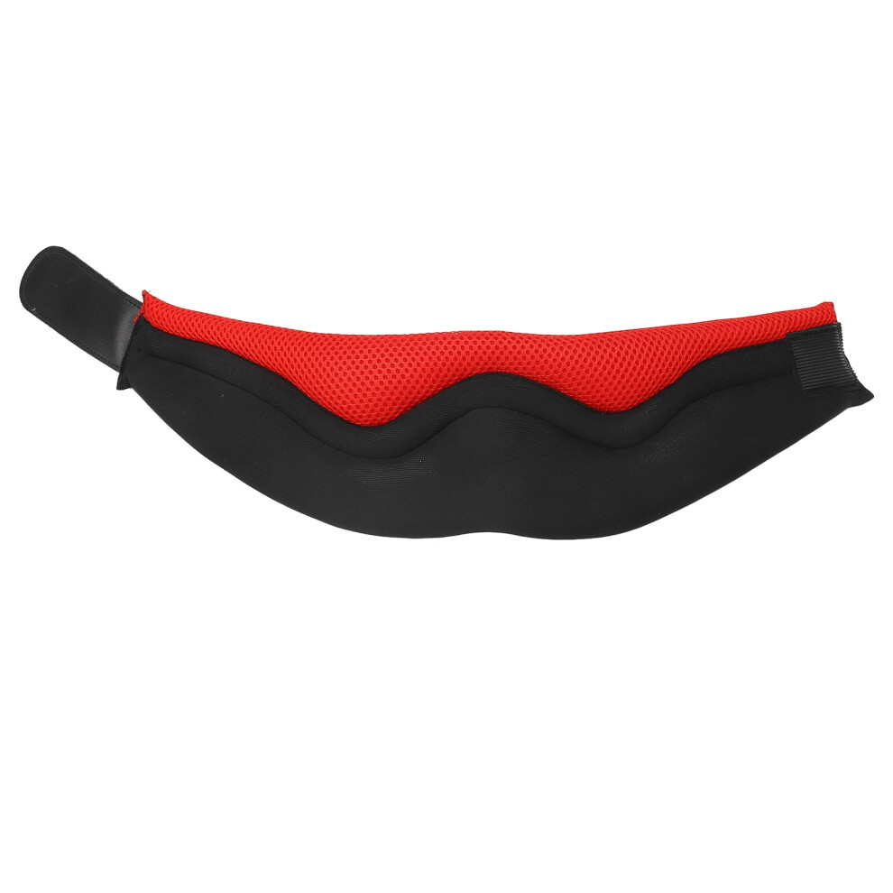 Neck Support Brace Breathable Sponge High Elasticity Prevent Forward Head Posture Cervical Collar for Office Study Red