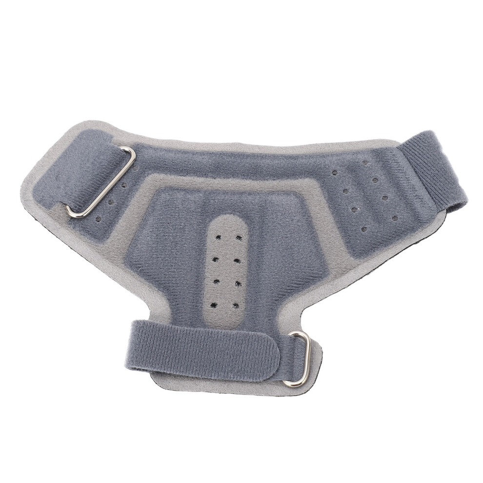 Grey Finger Support Brace Breathable Sponge Thumb And Wrist Stabilizer Splint Thumb Protection Sleeve For Sports