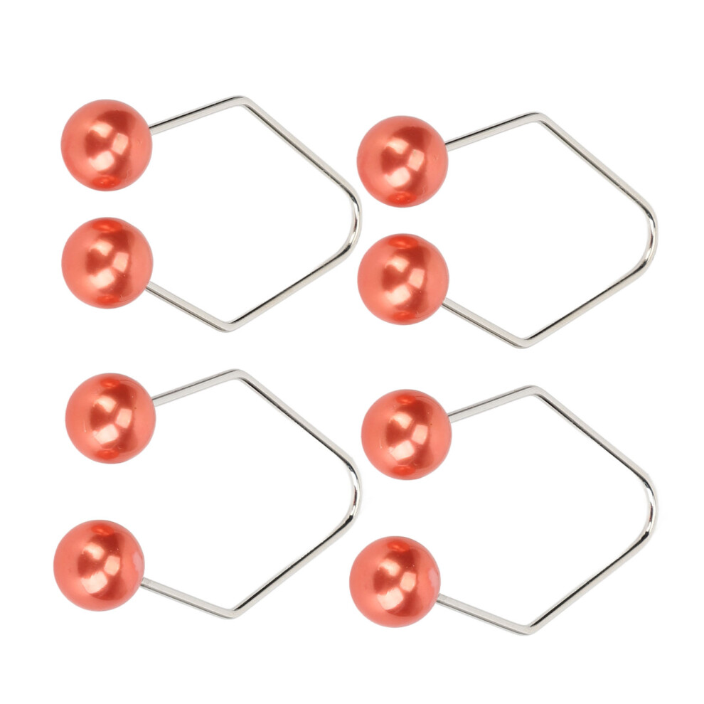 2 Pair Dimple Trainer for Face Cheeks Piercing Free Easy To Wear Improve Smile Dimple Maker Balls Tool Red