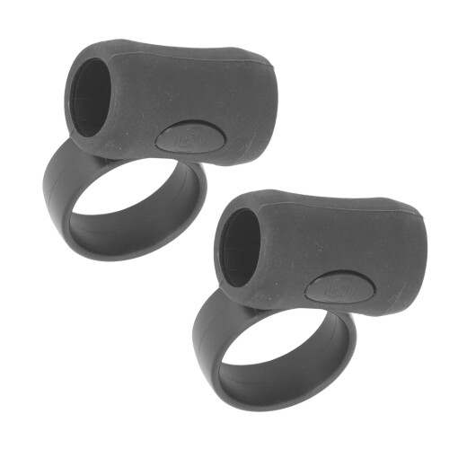 2x Drumstick Clip ABS Silikon Klein 7A 7B Schwarz