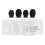 4 Stück Silikon-Drumstick-Dämpfer-Set - < 10 mm Köpfe 2