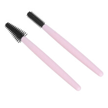 2Pcs Silicone Eyebrow Mascara Brush Portable Reusable Soft Silicone Eyelash Brushes Wands Applicator Makeup Brush Set