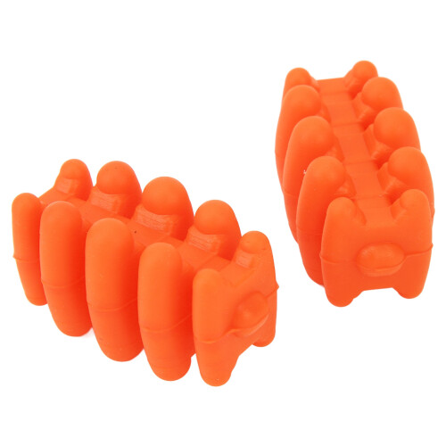 Bogenarme Stabilisator Silikon-Dämpfer Orange 2 Stück
