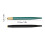 2er Pack Microblading-Pen 13,2  1 cm Schwarz-Aluminium 2