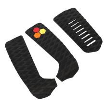 Surf Deck Traction Pad EVA Trimmable Anti Slip Strong Grip Versatile Surfboard Accessory for Yacht Longboard Paddleboard Black
