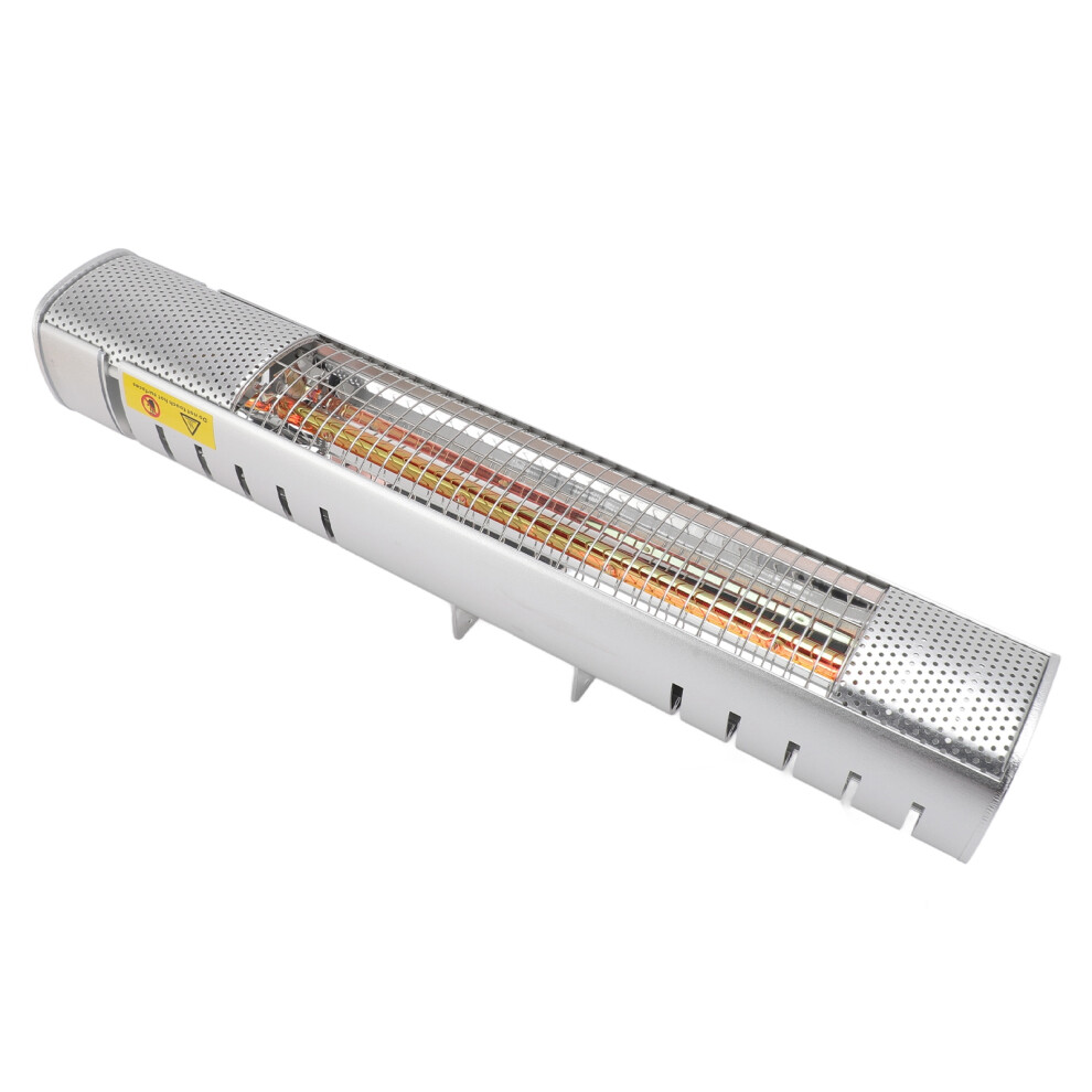 1500W Infrared Heater Indoor Outdoor Wall Patio Heater IP65 Waterproof 30 Square Meters Coverage 3S Fast Heating