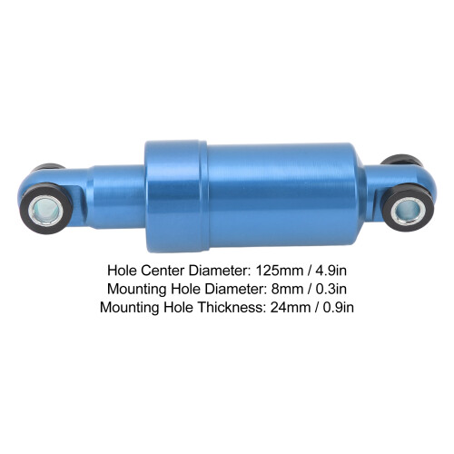 125mm hinterer Stoßdämpfer 750lb Aluminium Blau 1