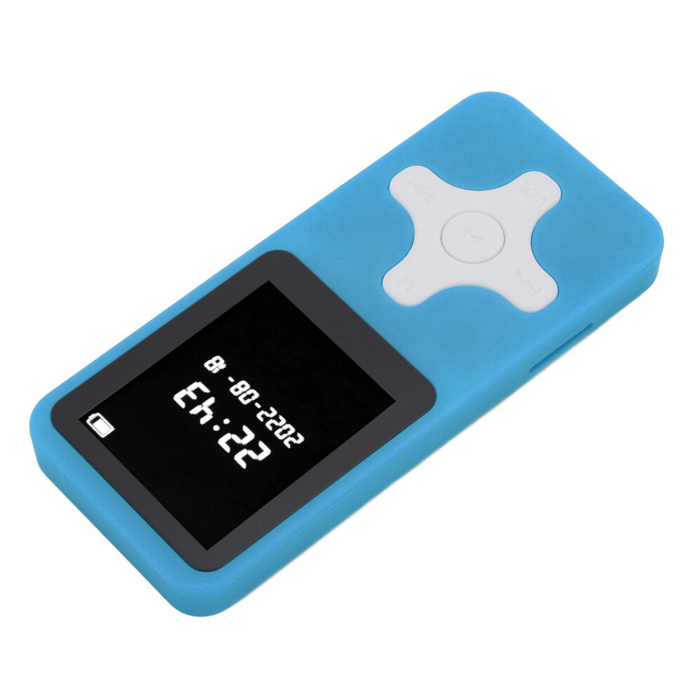 Mp3 Player Tooth 5.0 1.77In Lcd Screen Portable Hifi Music Player With Fm Radio Recorder Alarm Clock Electronic Book With 32Gb Mem Blue 8781314271127