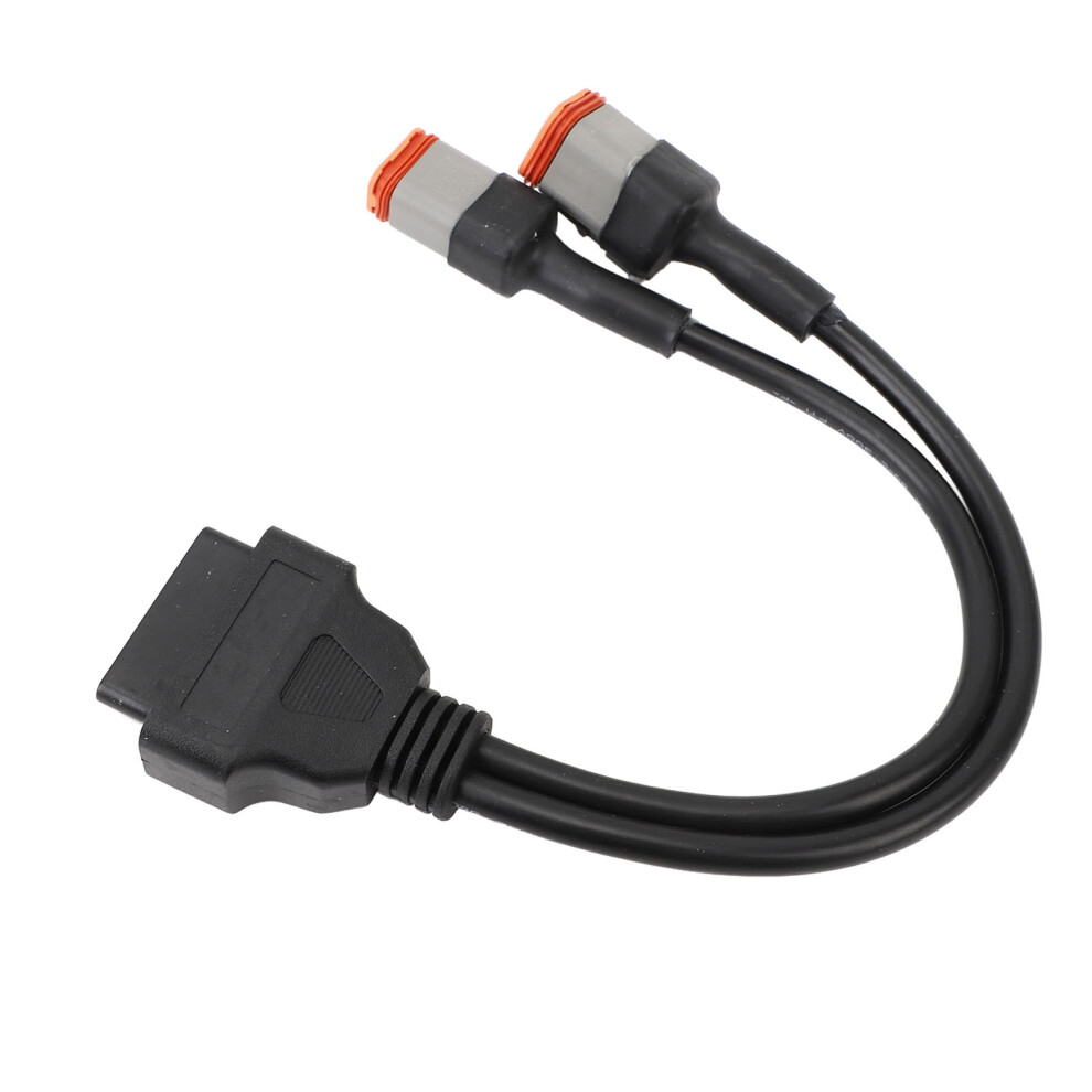 2 In 1 Obd Adapter Diagnostic Scanner 4Pin 6Pin To 16Pin Extension Adapter Cable For Motorcycle 4601314271924