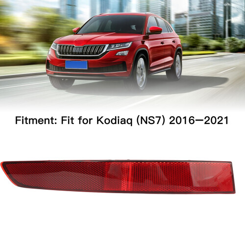 Hinterer Stoßfänger-Reflektor NS7 Kodiaq 2016-2021 Rot 2