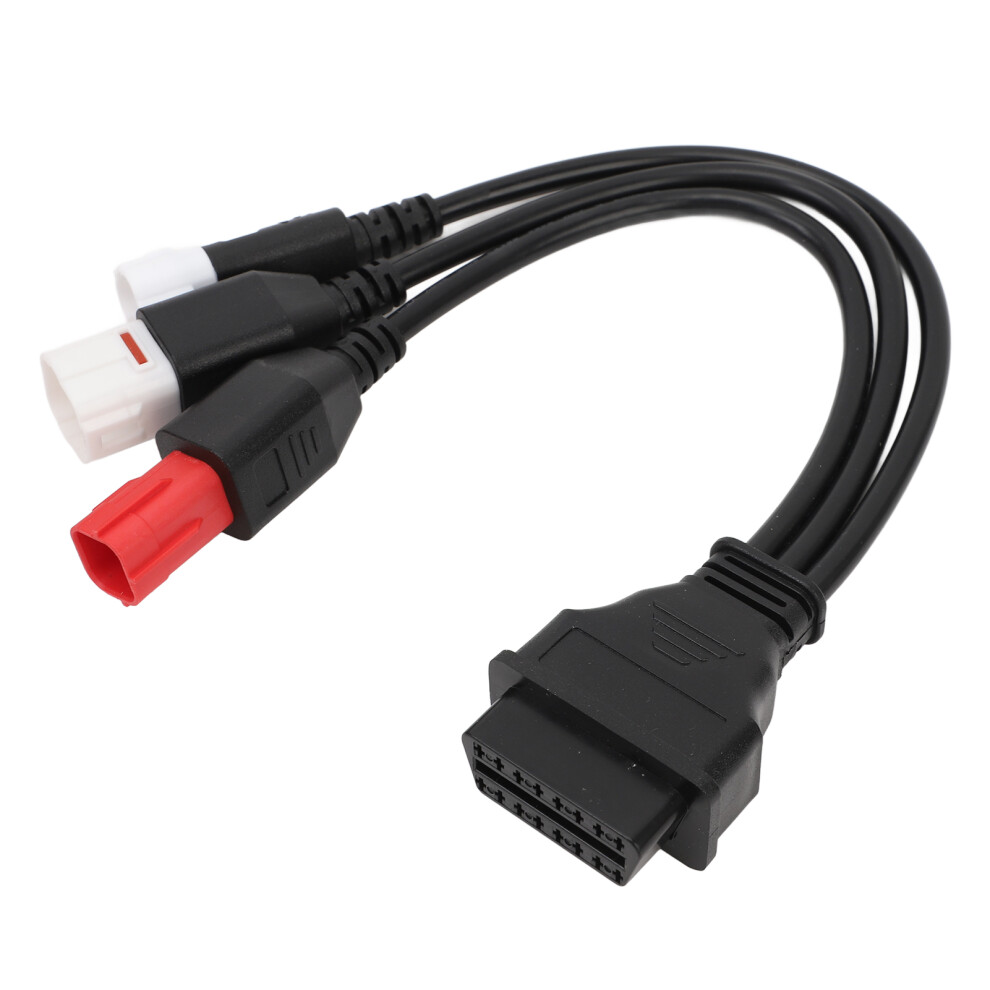 3 In 1 Motorcycle Obd Diagnostic Cable 16Pin To 3Pin 4Pin 6Pin Stable Transmission For Cb125f Cbr500r 9481314271934