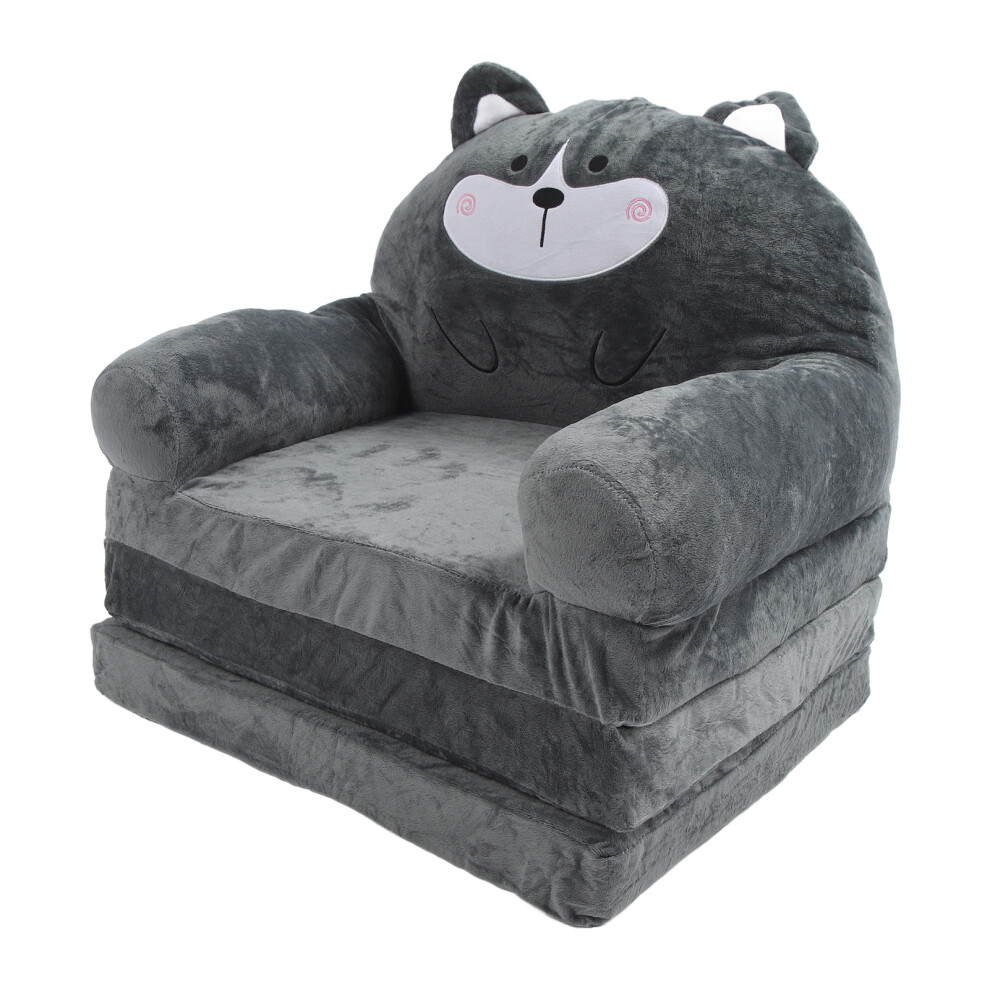 Baby Couch 2 in 1 Fold Out Kids Couch Folding Flip Out Toddler Chair Kids Sofa Convertible Infant Seats Three Folds-image-OPC-PHQT5KR-NEW