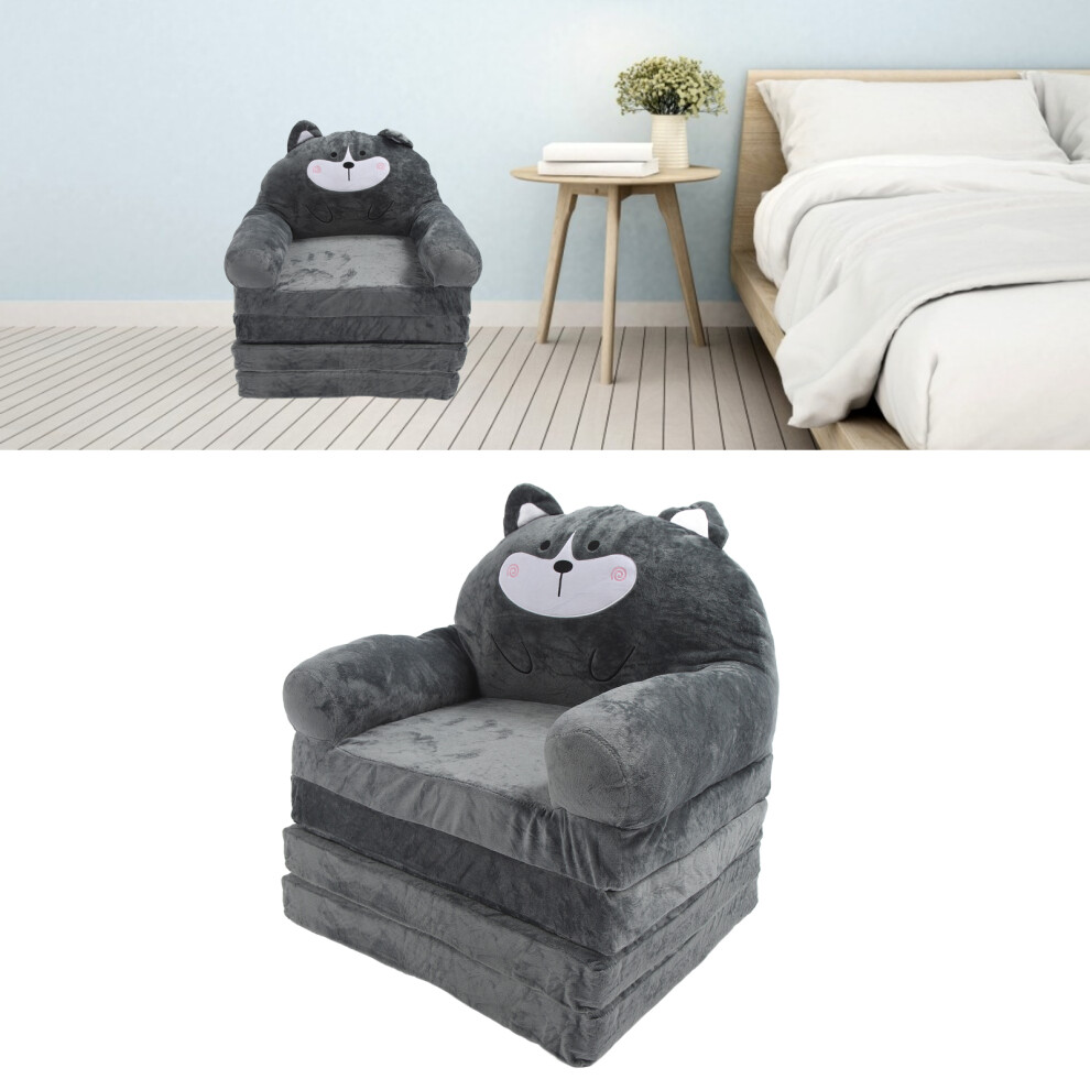 Baby Couch 2 in 1 Fold Out Kids Couch Folding Flip Out Toddler Chair Kids Sofa Convertible Infant Seats Four Folds-image-OPC-PHQT5M6-NEW