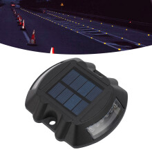 6V1.8W Solarlampe für Steg,12LED,90x108mmSchwarz/Weiß