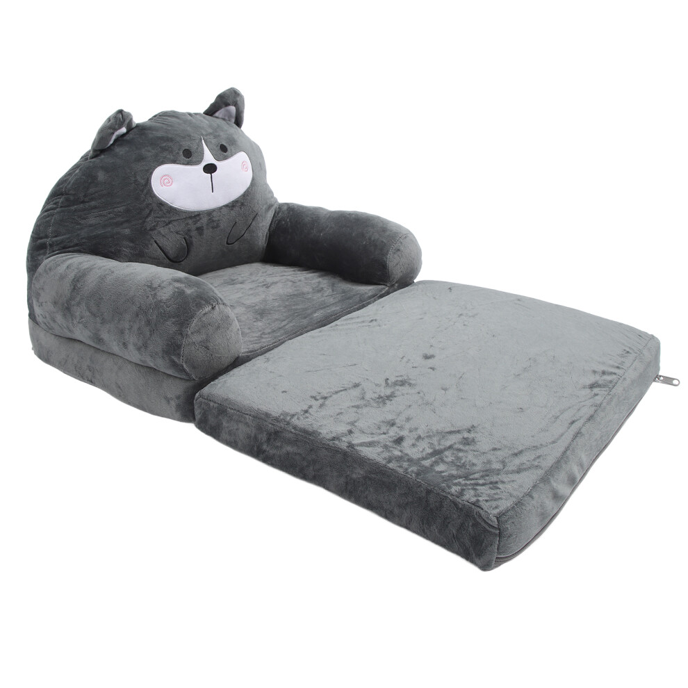 Baby Couch 2 in 1 Fold Out Kids Couch Folding Flip Out Toddler Chair Kids Sofa Convertible Infant Seats Two Folds-image-OPC-PHQT5M9-NEW