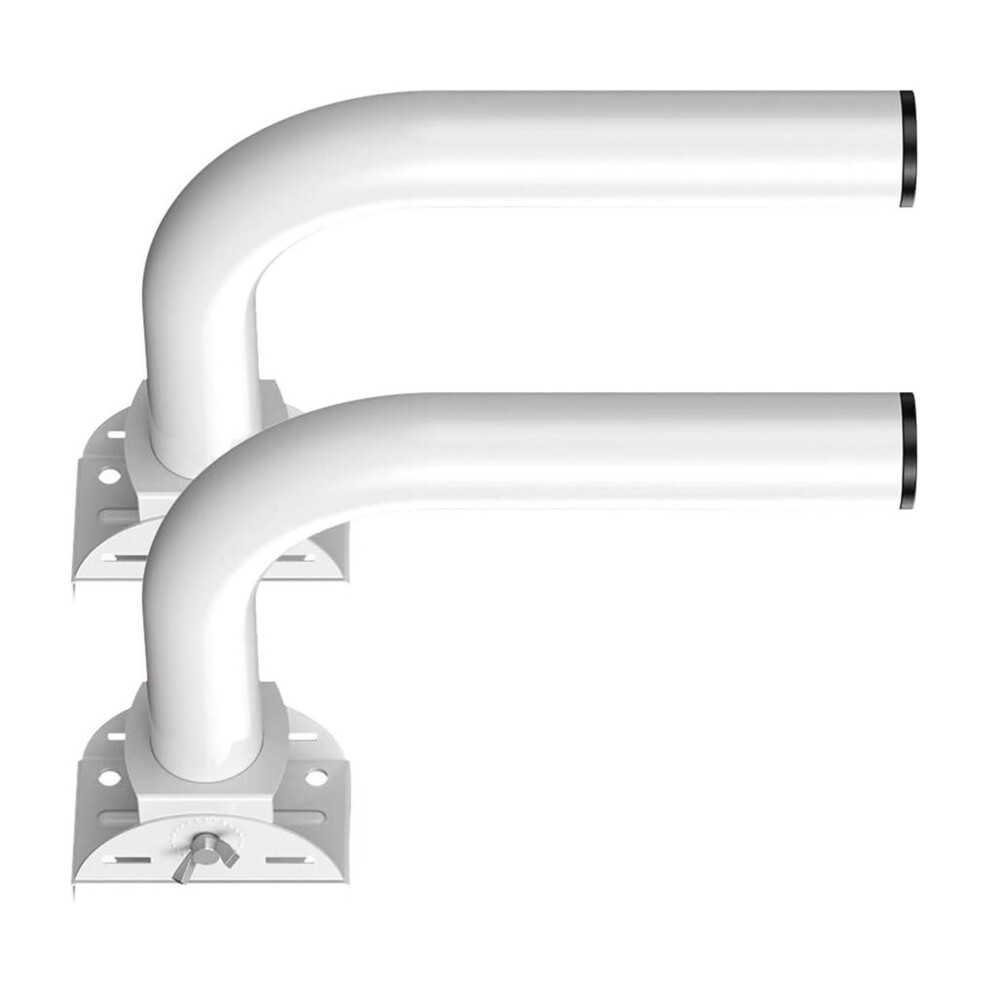 2Pcs Wireless Bridge Bracket Mount 150 Adjustable Stainless Steel Universal J Pole Mount Accessory 8361314275624