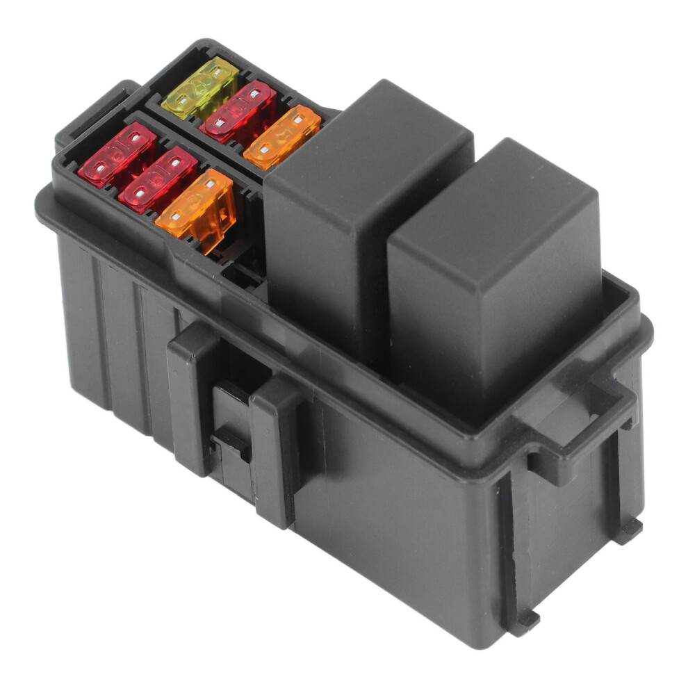 Fuse Relay Box With 2Pcs 12Vdc 30A 5 Pin Relays And 6Pcs 5A 10A 20A Fuses For Car Boat 3691314275863