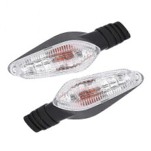 Pair of Turn Signal Light Indicator Lamp Fits for Ducati Streetfighter 848 1099 Multistrada 1200Transparent Lens YEMAA
