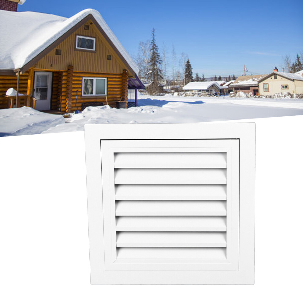 Gable Vent 35X35cm Outer Size 29.5X29.5cm Inner Size Wall Air Vent Cover Aluminum Alloy With Screen 4691314282501