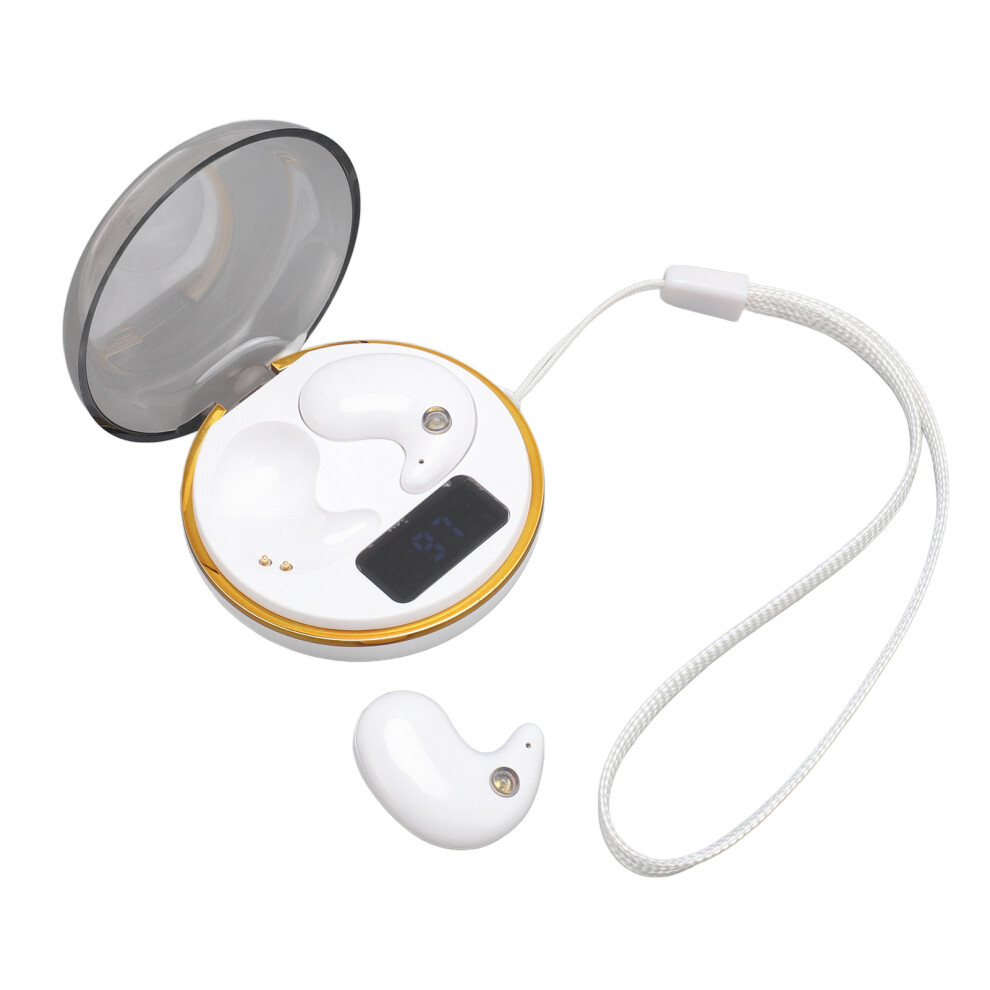 Bluetooth Sleep Earbuds Bt5.3 Touch Control Invisible Earbuds Wireless Bluetooth Earphone With Digital Display Charging Case White 8121314285074