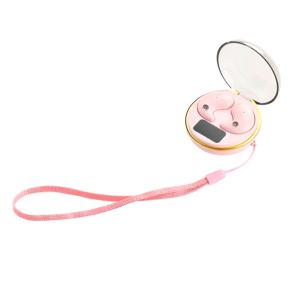 Bluetooth Sleep Earbuds Bt5.3 Touch Control Invisible Earbuds Wireless Bluetooth Earphone With Digital Display Charging Case Pink 4381314285083
