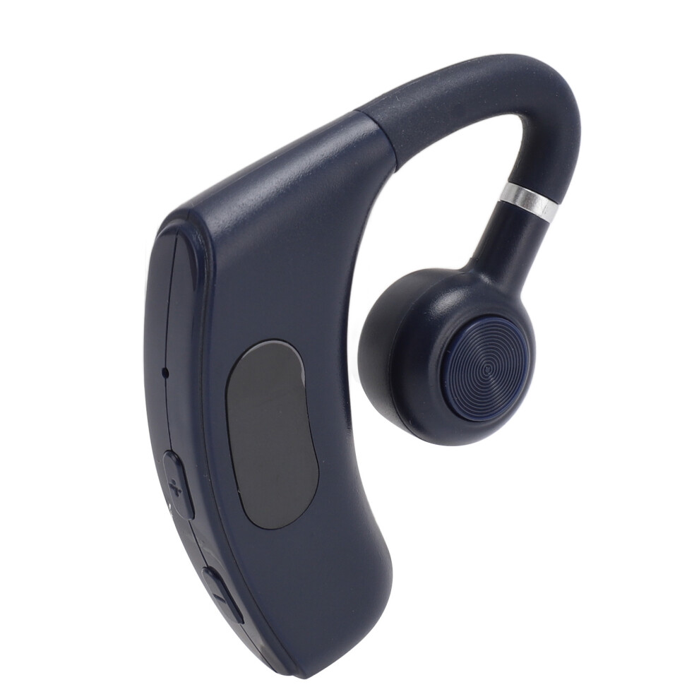 Single Ear Tooth Headset Bt 5.4 Noise Reduction Long Standby Time 180 Degree Wireless Earpiece With Digital Display Blue 8191314285121