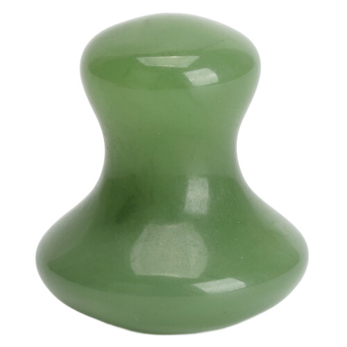 Pilzförmige Gua Sha Stein Grün 1 Stück 2
