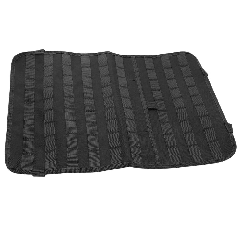 Car Back Seat Organizer Hanging Storage Bag Nylon Multifunction Large Capacity Car Back Seat Protector Cover Black 9481314287409