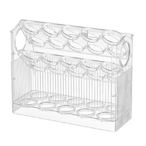 Eierhalter 3-stufiger Flip-Kunststoff, 26x10x20.2cm 2
