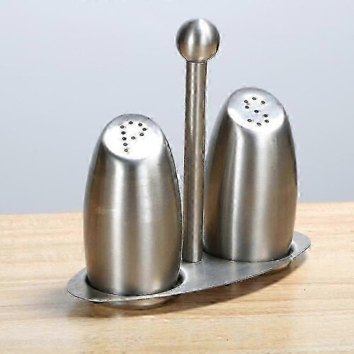 Stainless steel seasoning bottle set with frame 1