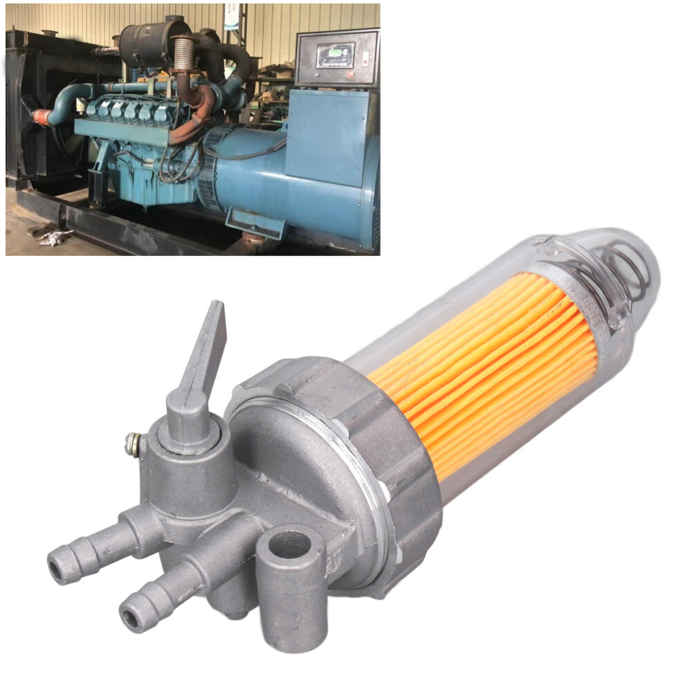 Fuel Water Separator Efficient Diesel Fuel Filter With Switch For 170F 178F 186F Air Cooled Diesel Generator 3611314295623