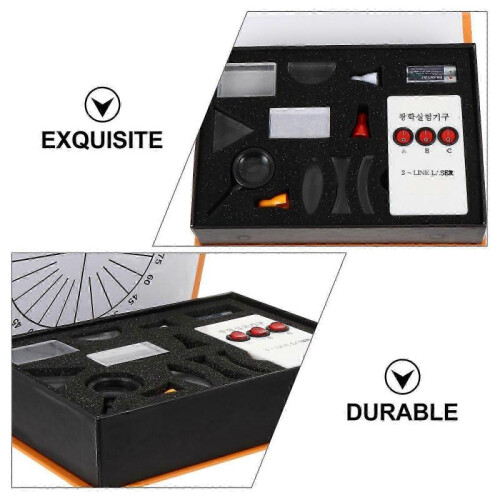 1 Set/17pcs Practical Optical Concave Convex Lens Set for Physical Optical 1