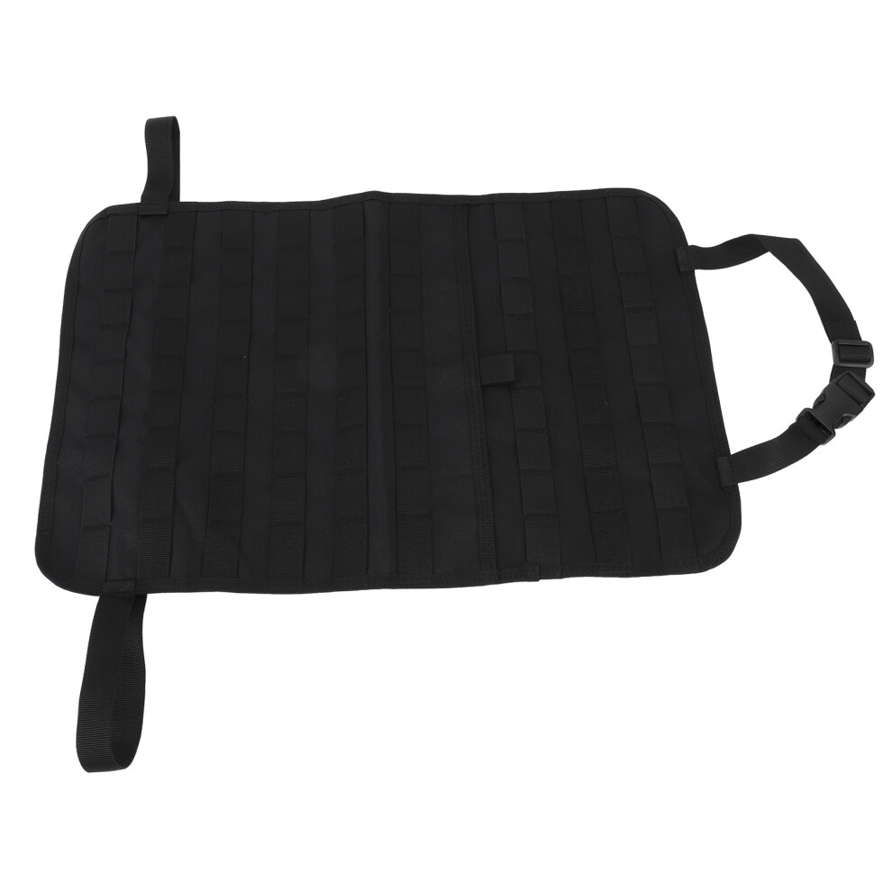 Back Seat Organizer Nylon Large Capacity Multifunctional Hanging Kids Car Kick Mat For Cars Offices Home Black 7891314300824
